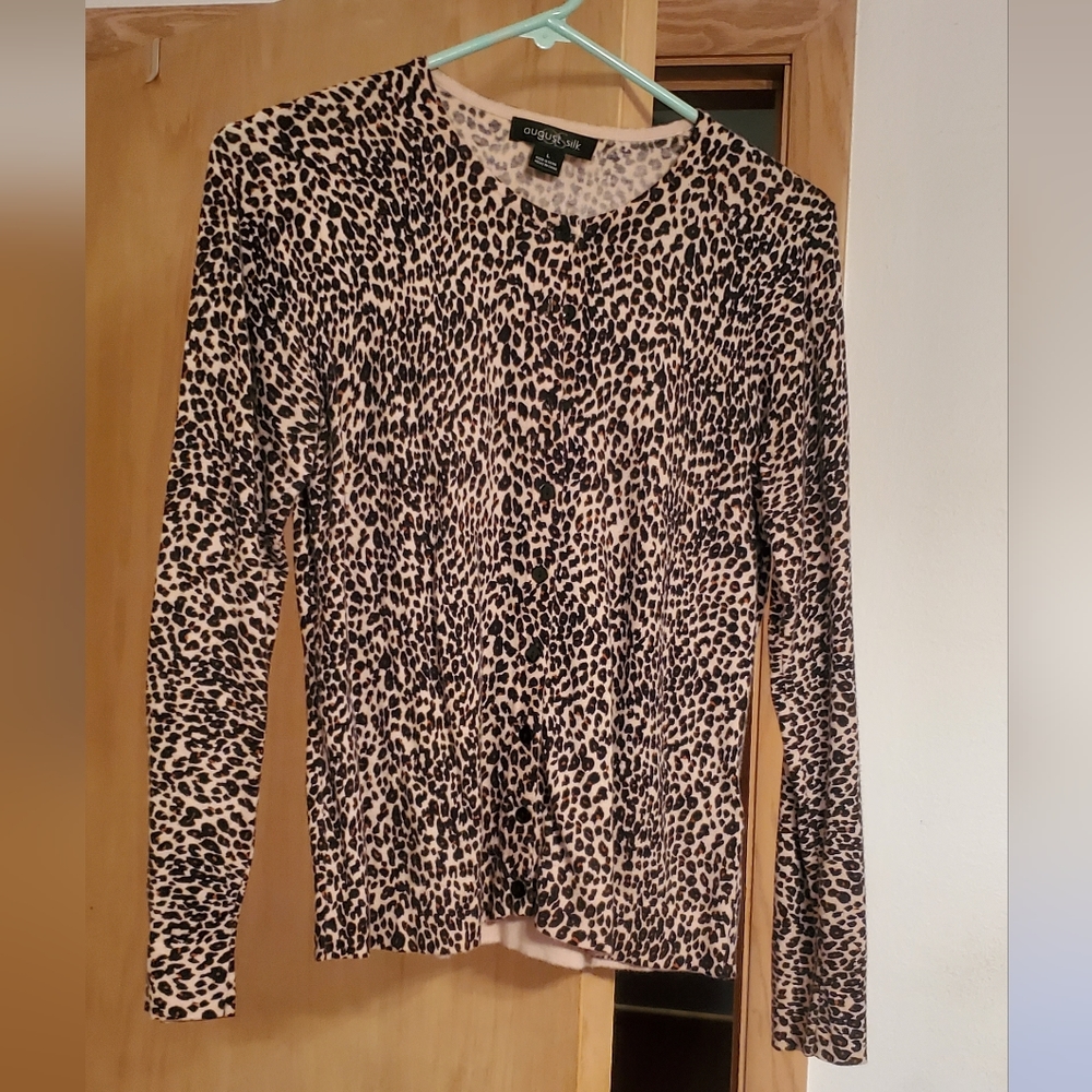Leopard Print Cardigan